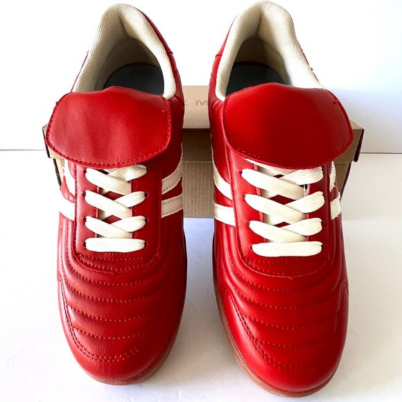 NEW Steve Madden Madrid Red Sneakers, Madrid, Size 8.5 - Picture 7 of 14